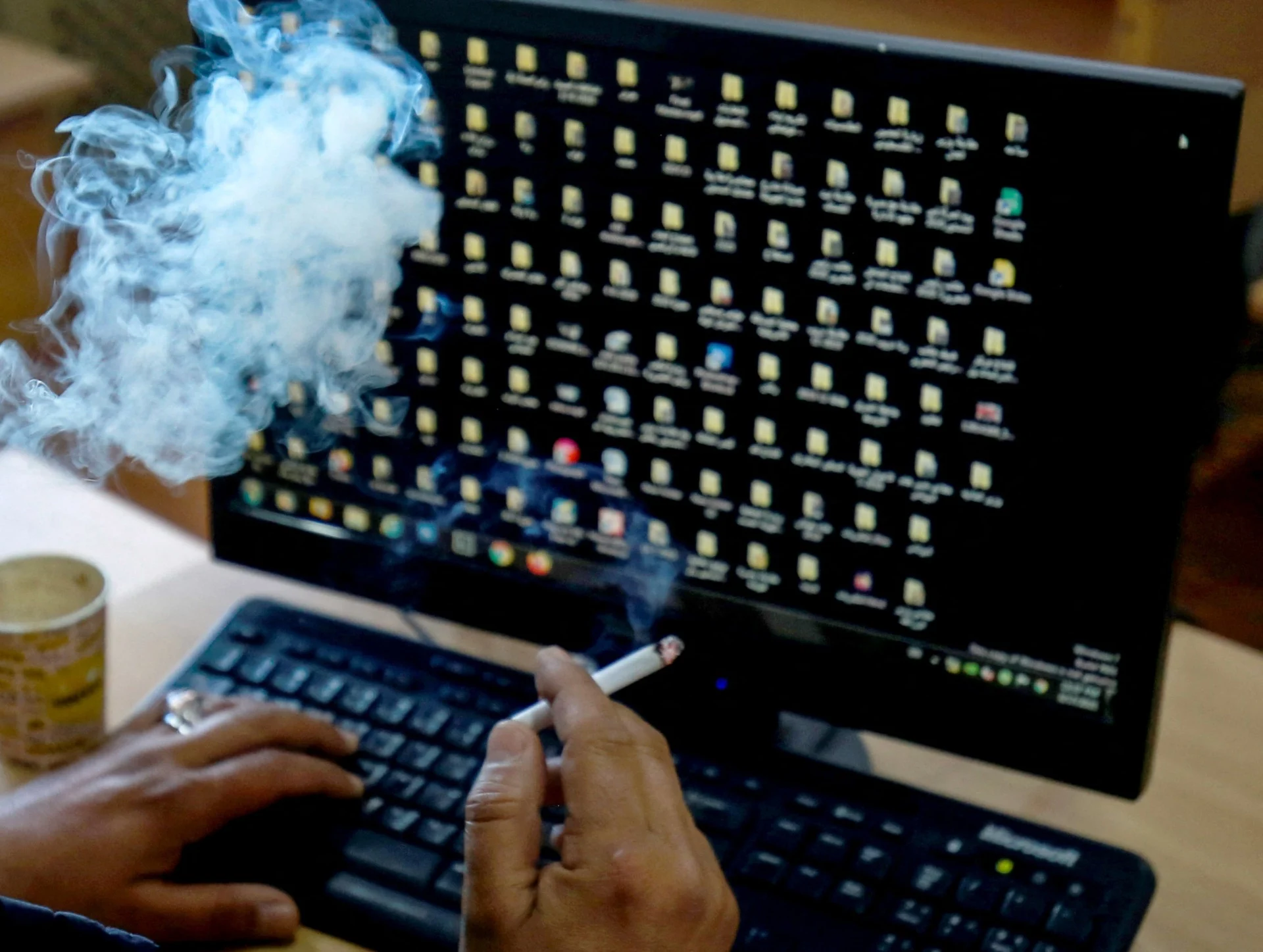 Based AI People Are Supposedly Smoking Because AI Will Cure Cancer