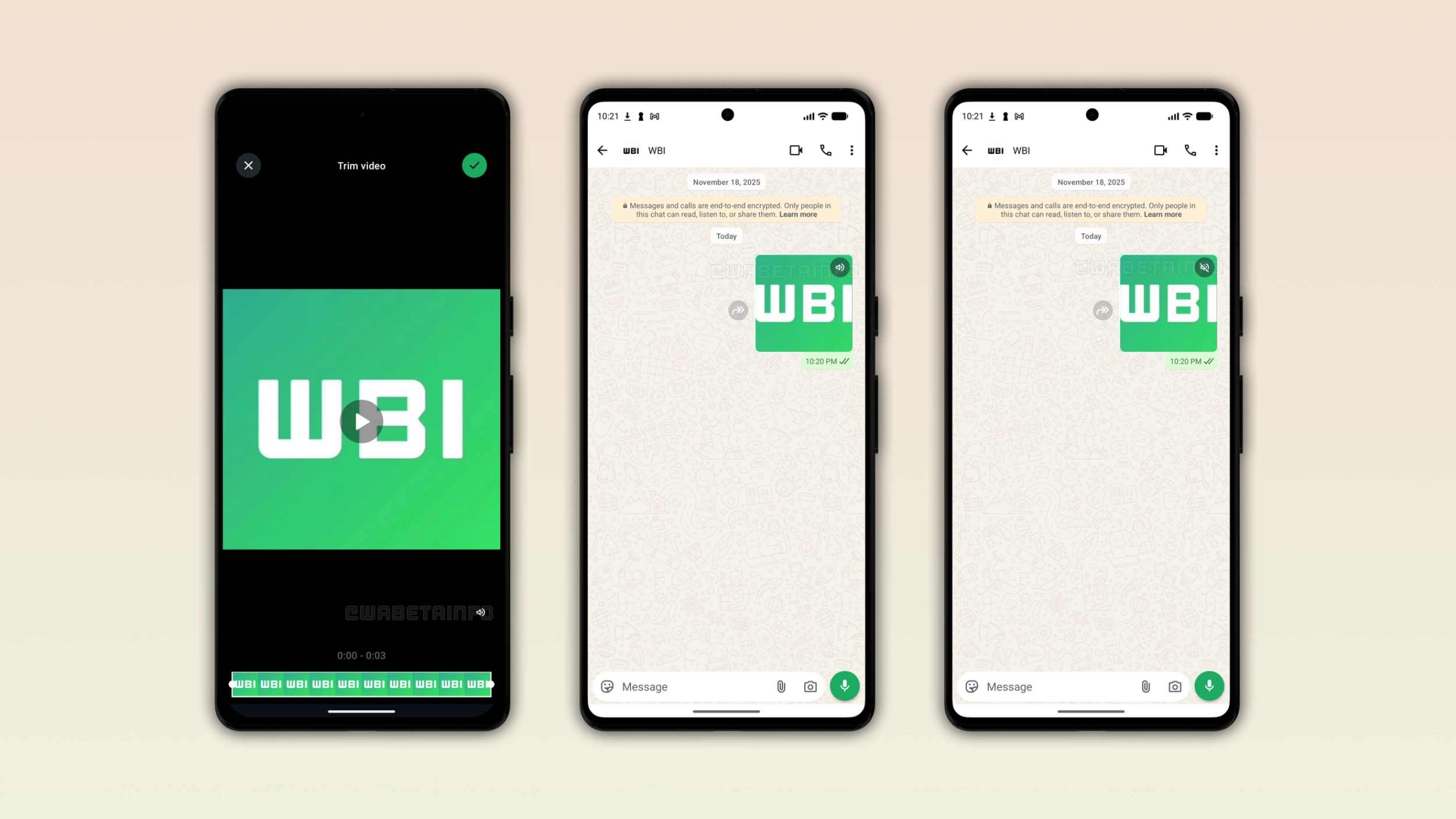 WhatsApp is testing a new sound sticker format on Android