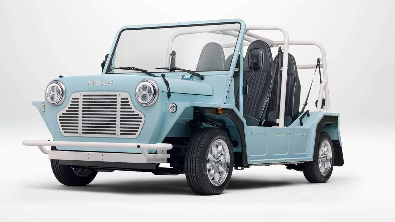 Electric Moke Beach Car Now Claims 106 Miles With 50 MPH Top Speed
