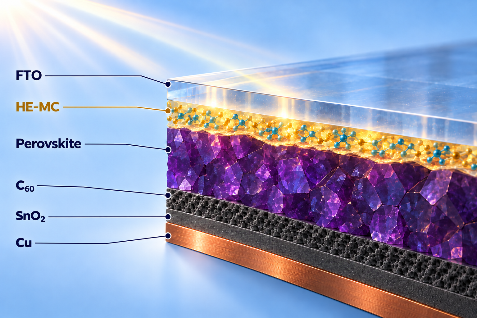 Three-molecule blend boosts inverted perovskite solar cell efficiency to 27.5%