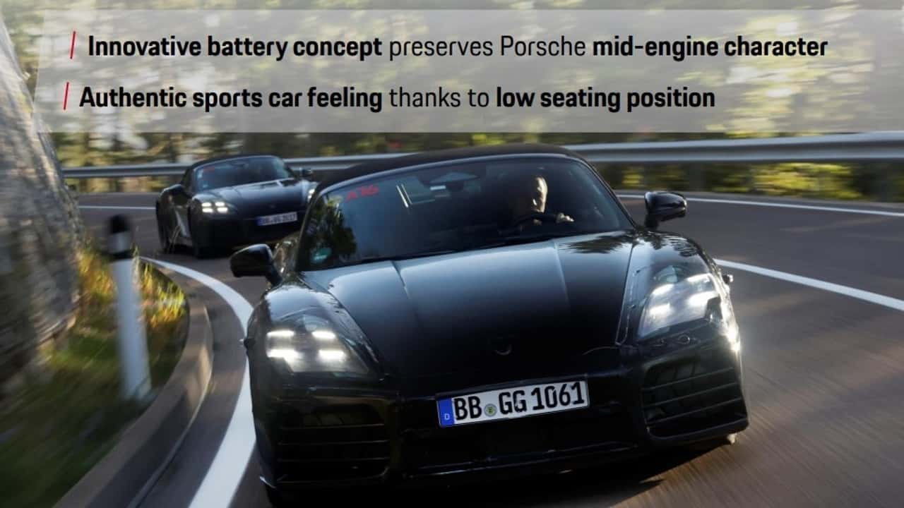 Porsche's Next Sports Car Will Have Batteries Where There Used To Be A Gas Engine
