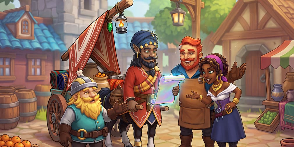Shop Titans challenges you with the new inventory puzzling Pharoway Caravan event