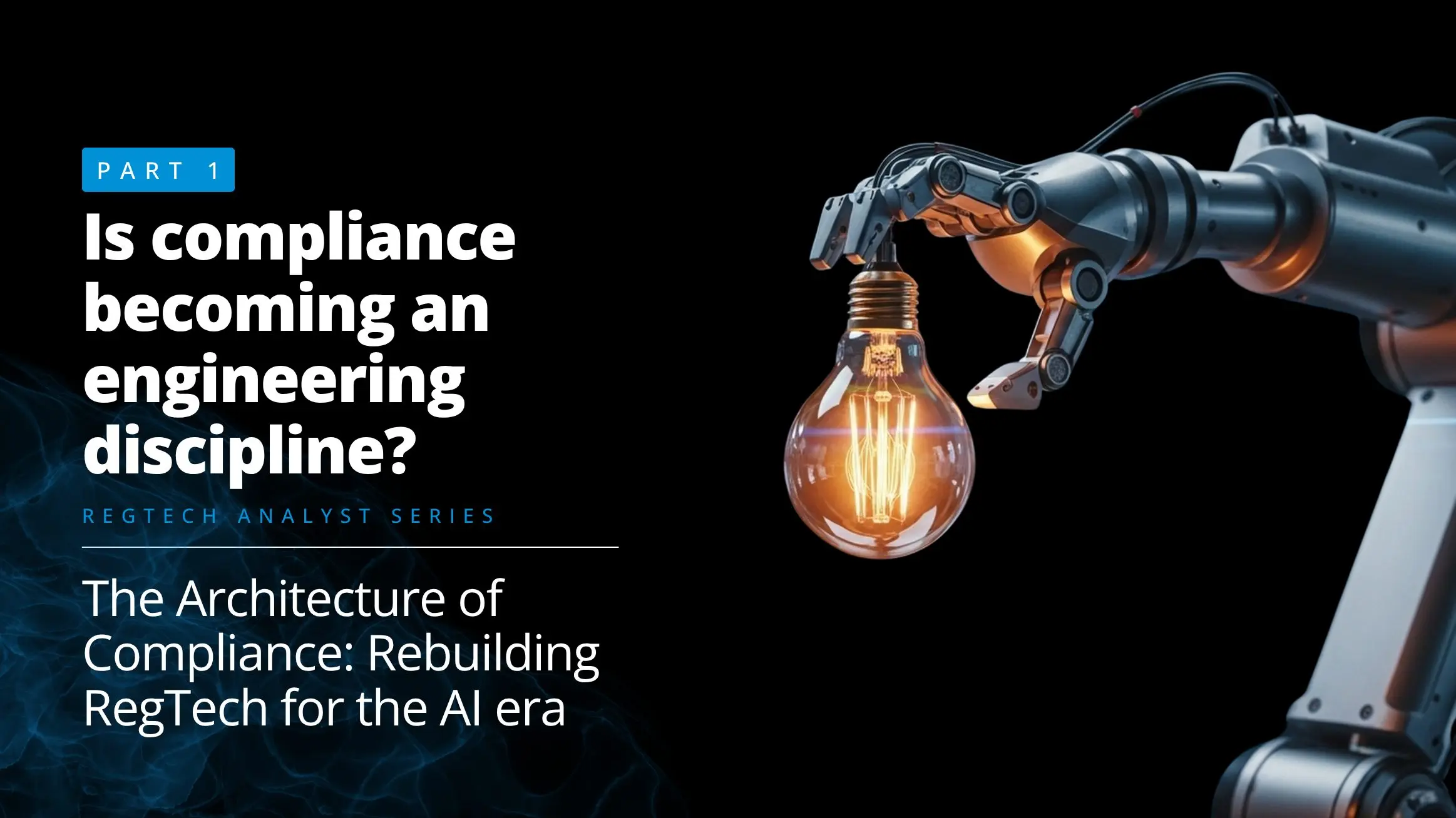 Is compliance becoming an engineering discipline?