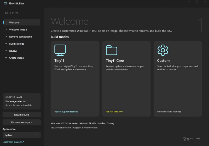 Tiny11 Builder gets a GUI, making it easier to debloat Windows 11