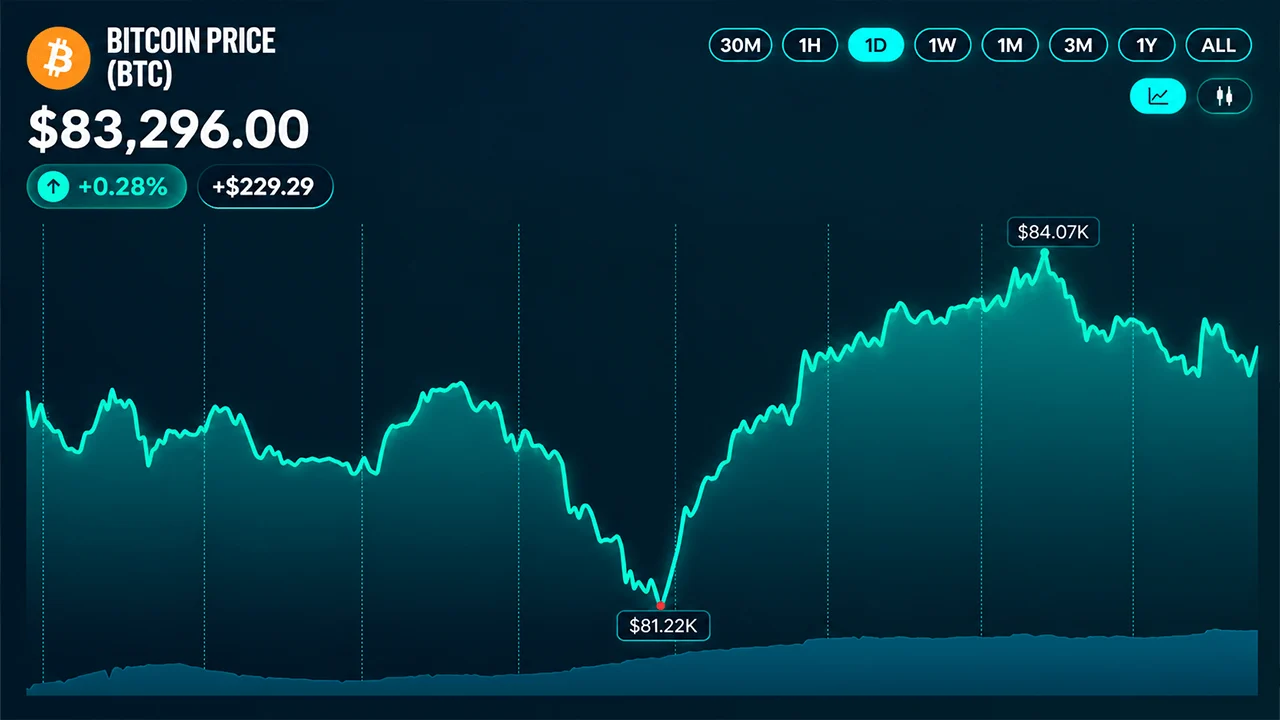 Bitcoin Price Recovery Stalls as $84,000 Resistance Holds Firm