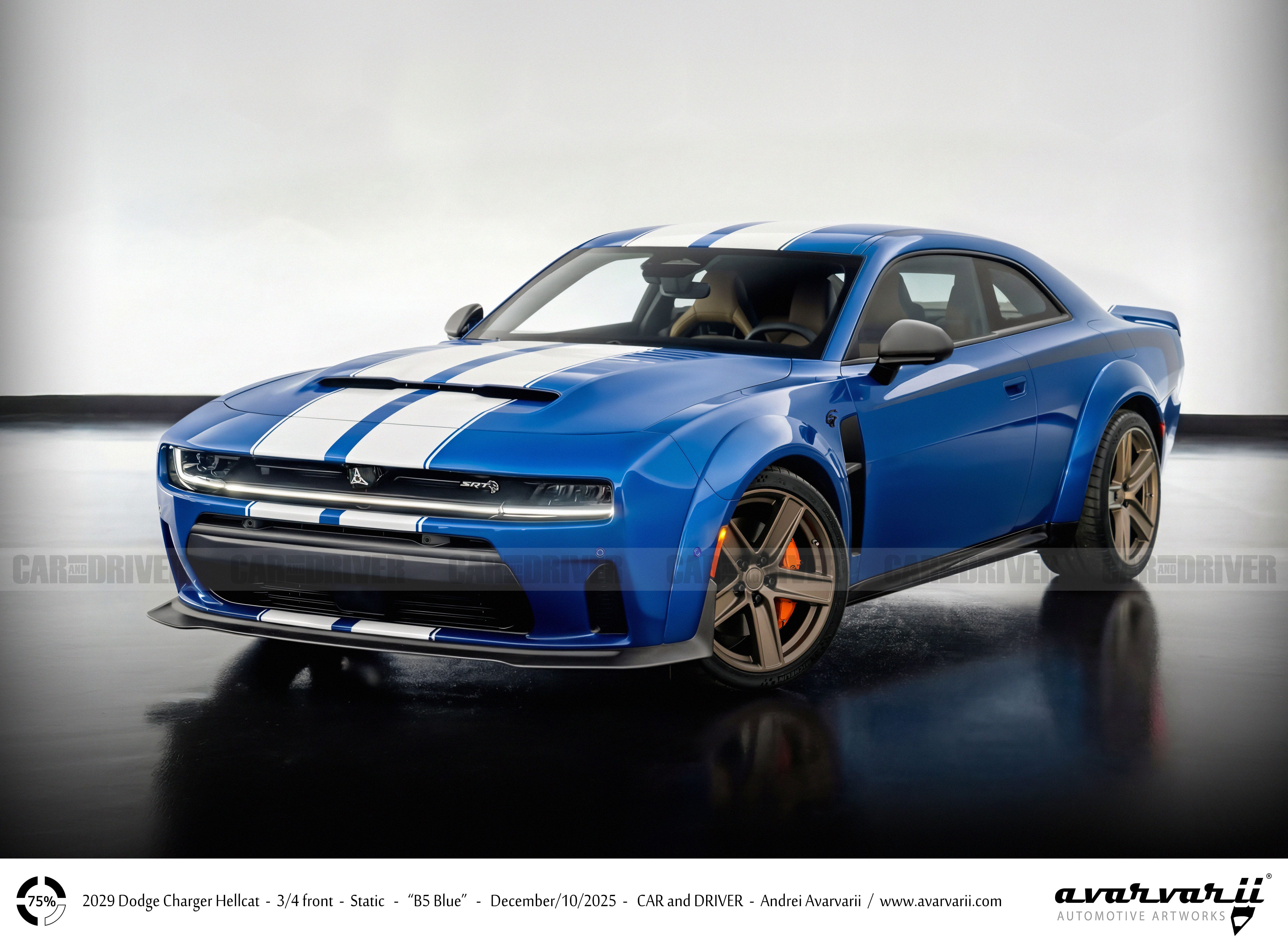 2028 Dodge Charger to Gain Supercharged V-8, Documents Show