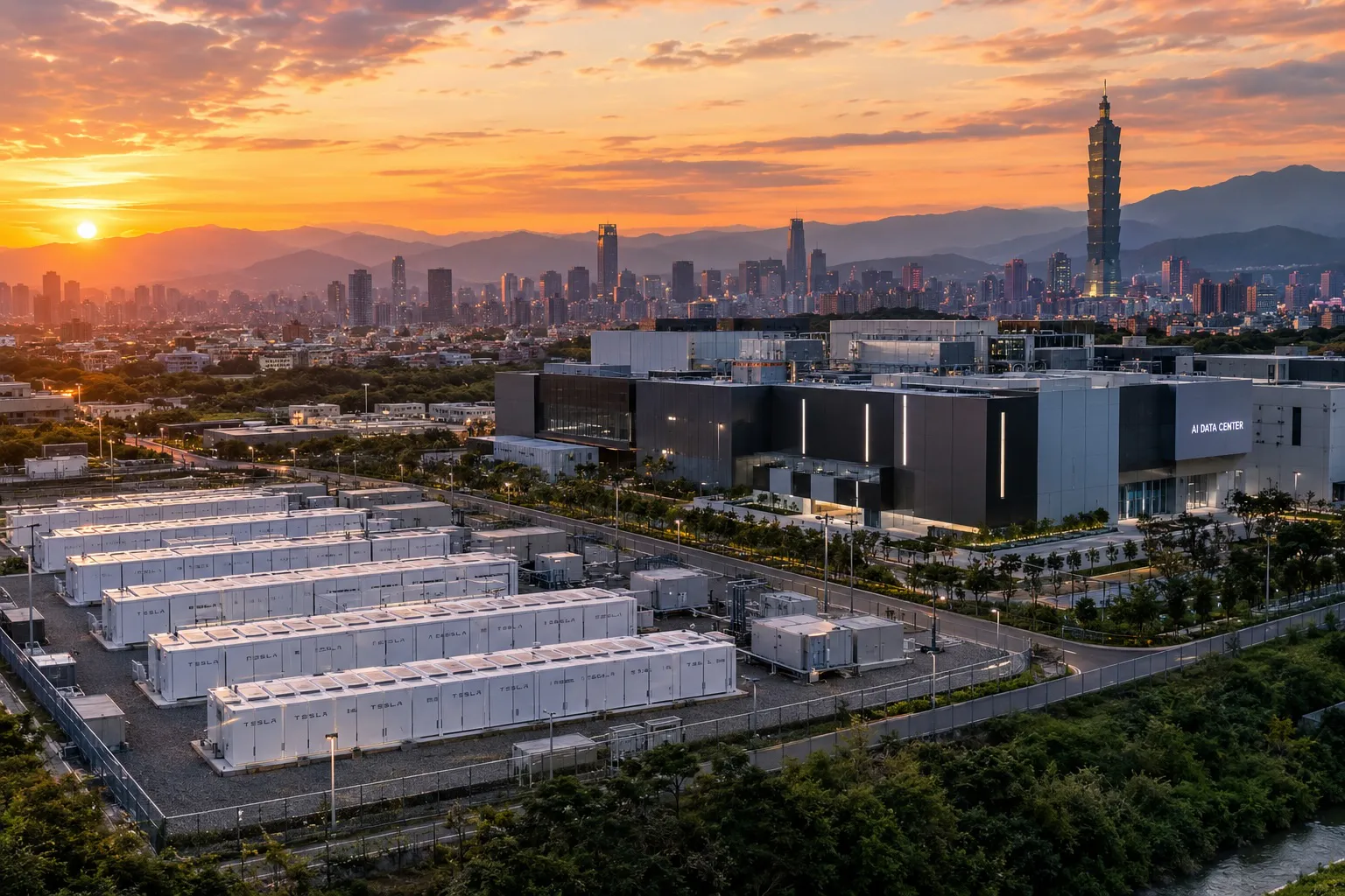 Taiwan power firm bets big on Tesla Megapacks as AI data center thirst grows