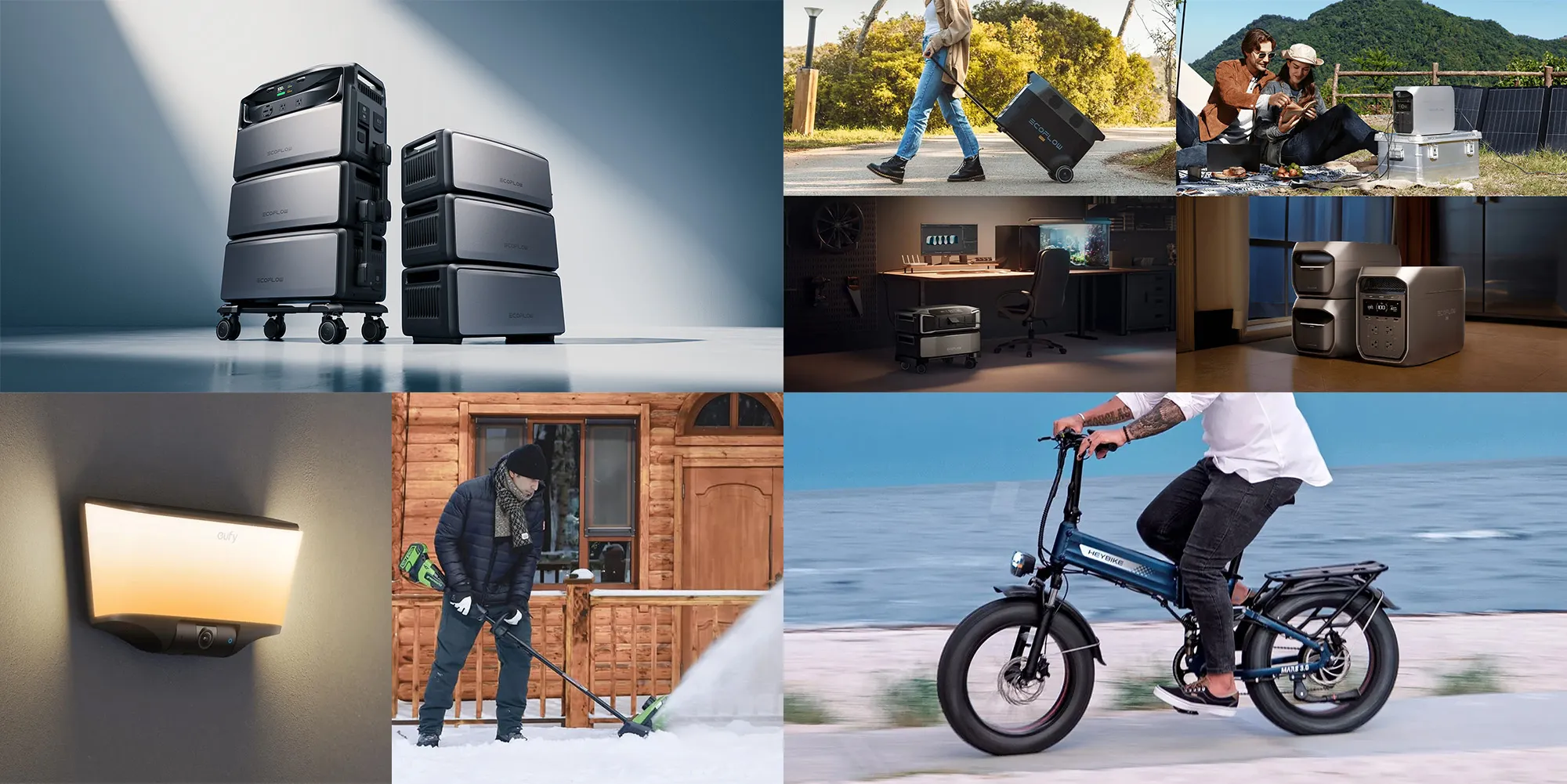 EcoFlow early-bird TITAN series whole-home backup system deal, Mars 3.0 e-bike at new $1,099 low, Anker solar wall light cam, more