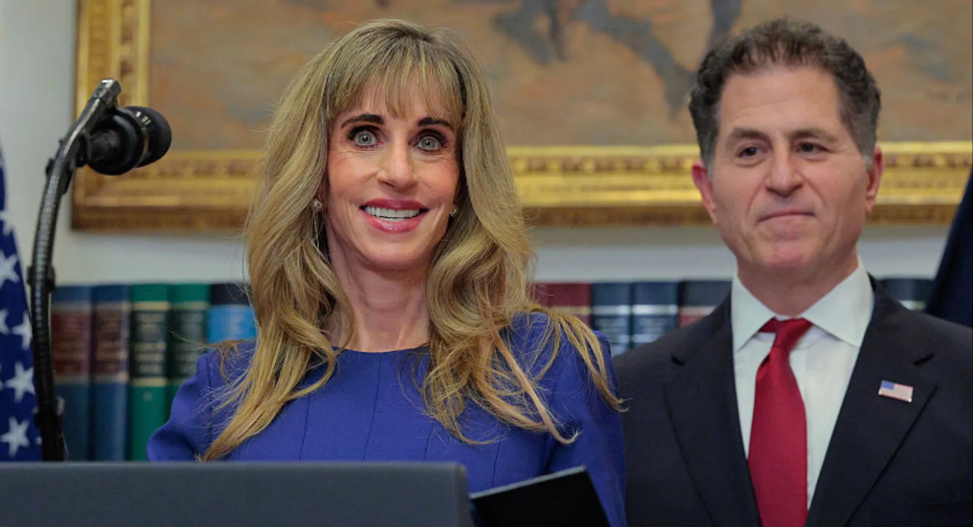 Susan Dell’s Viral White House Appearance Reignites Mar-a-Lago Face Debate