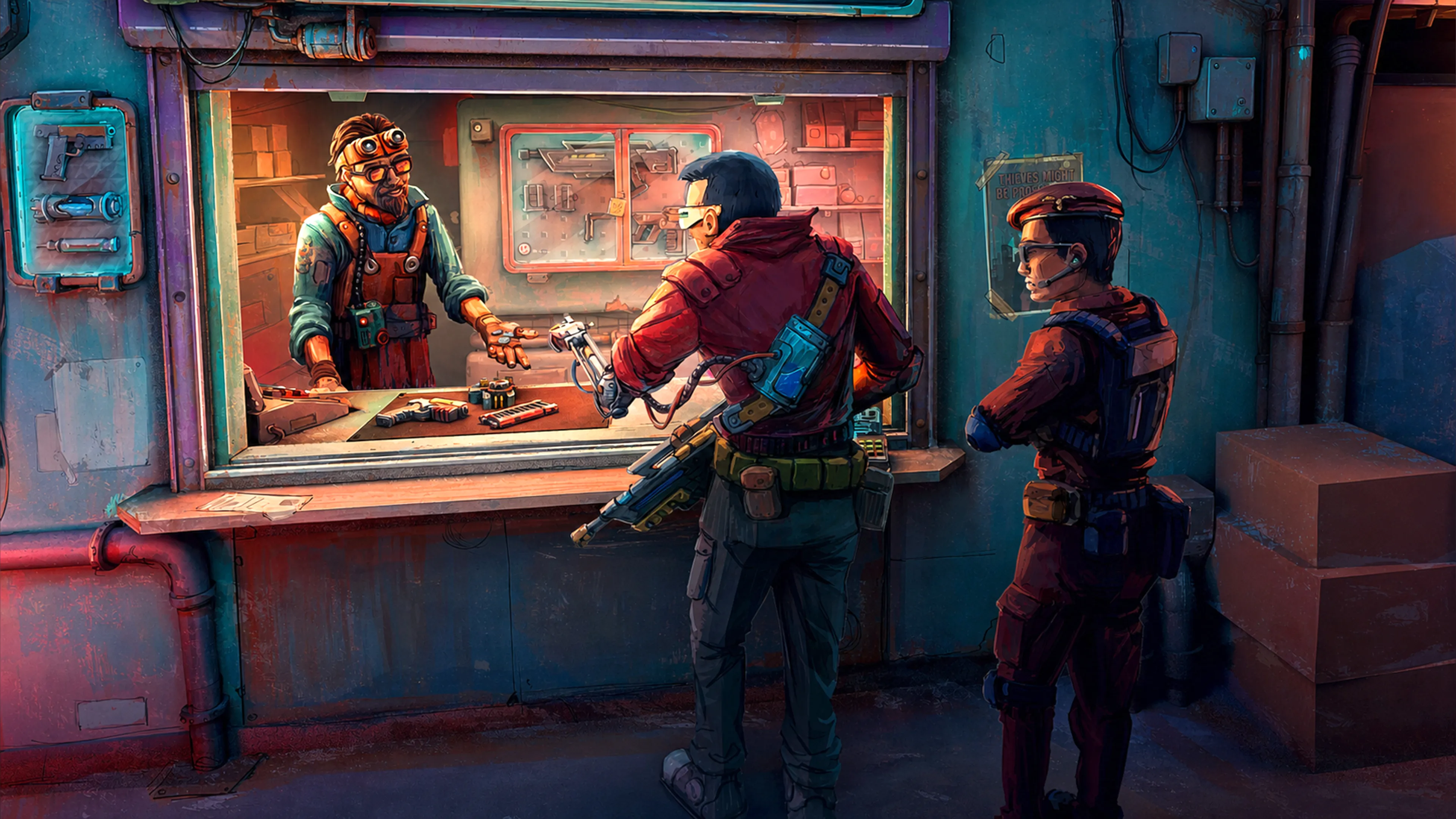 New Steam Sim Is Basically Cyberpunk 2077 Meets Papers, Please, and It's a Massive Time Sink
