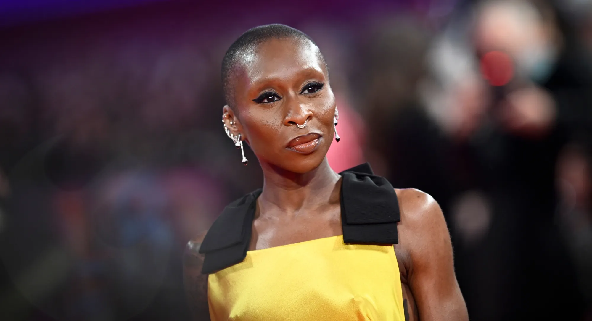 Cynthia Erivo Drips in More Than $50,000 Worth of Delicate Diamonds at the London Film Festival