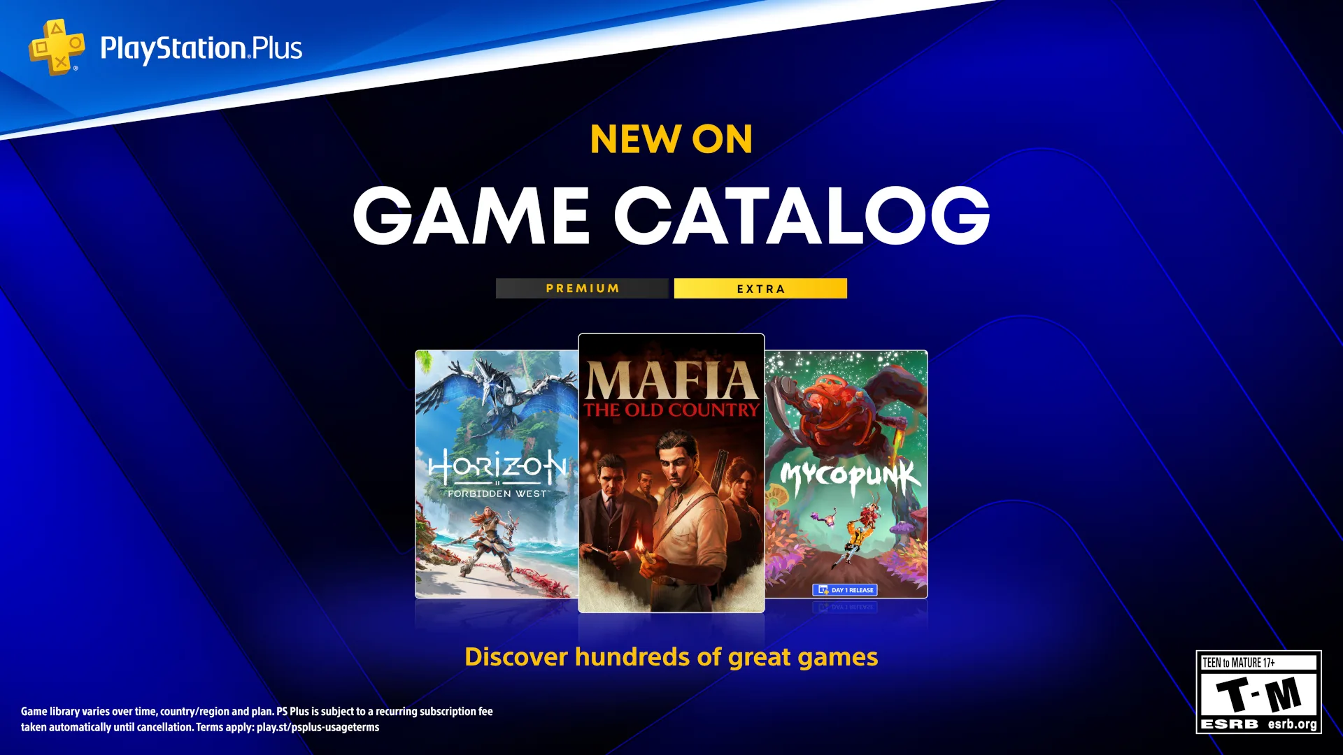 PlayStation Plus Game Catalog for October: Mafia: The Old Country, Horizon Forbidden West, Mycopunk and more