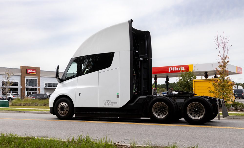Pilot and Tesla open first Megacharger site for heavy-duty electric trucks