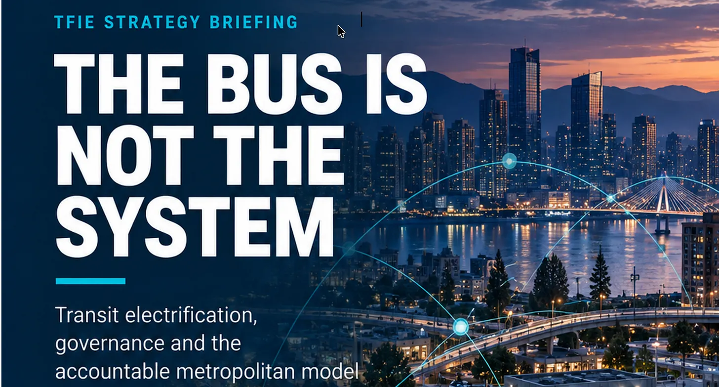 Bus Electrification Turns Governance Into Infrastructure