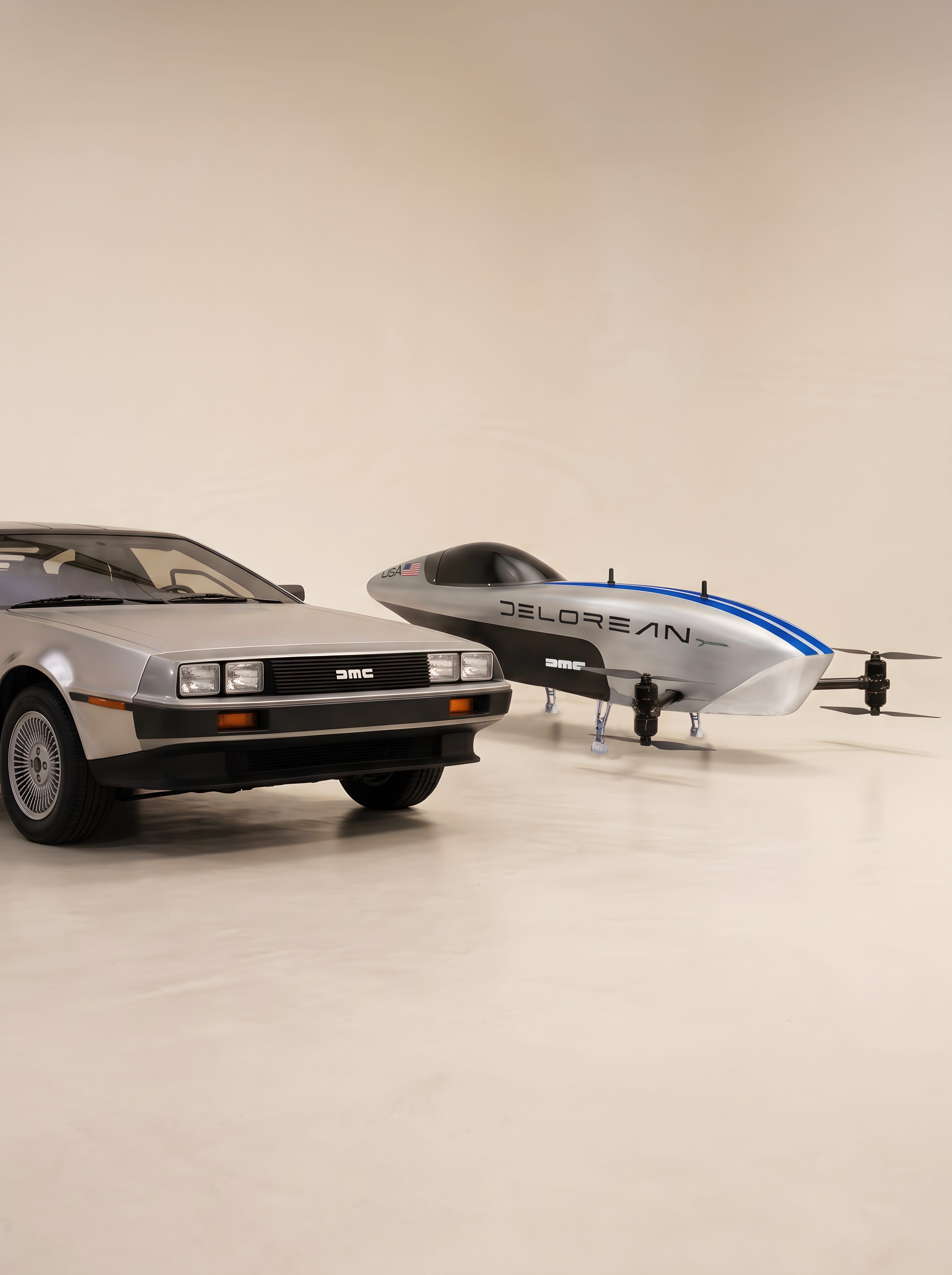 The Famous DeLorean Brand Is Getting into Electric Flying-Car Racing