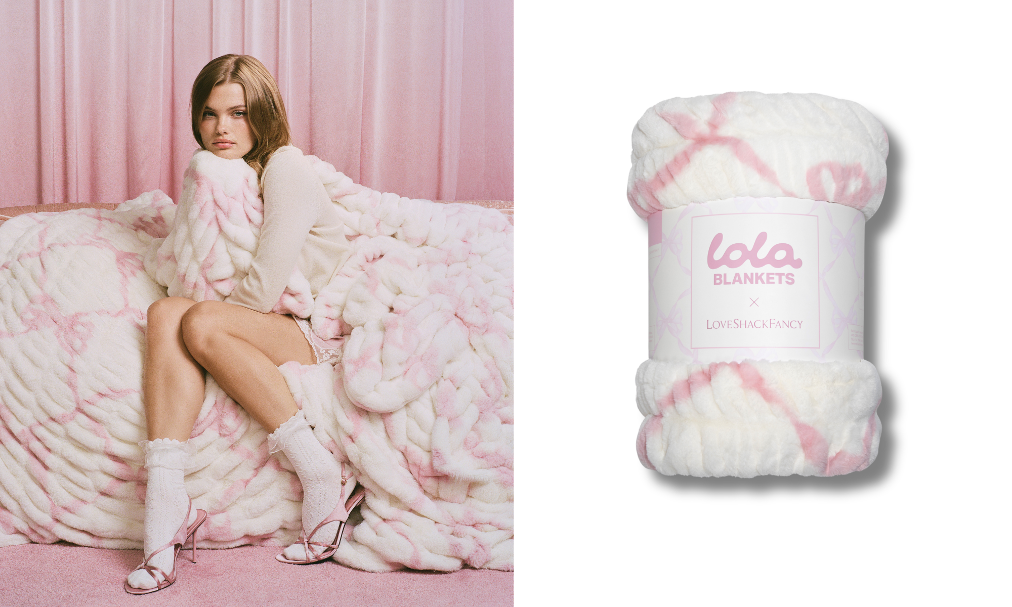 The Most-Reviewed Blanket Brand in the World Teams Up With LoveShackFancy — Shop New, Whimsical Styles Here