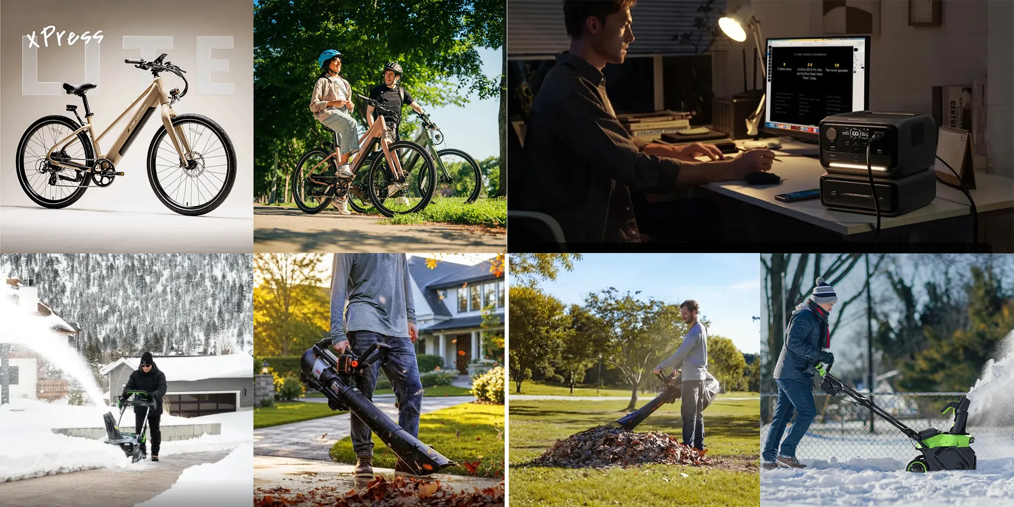 Lectric XPress Lite e-bike $1,099 + XPress2 FREE $336 bundle, EcoFlow 572Wh RIVER 3 Max new $303 low, snow blower lows, more