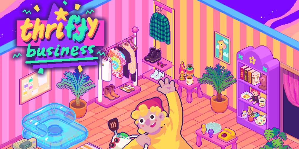 Thrifty Business has you running your own 90s-inspired thrift store, coming soon to mobile