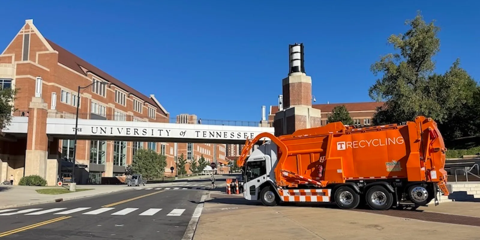 Orange is the new green as University of Tennessee electrifies its garbage fleet