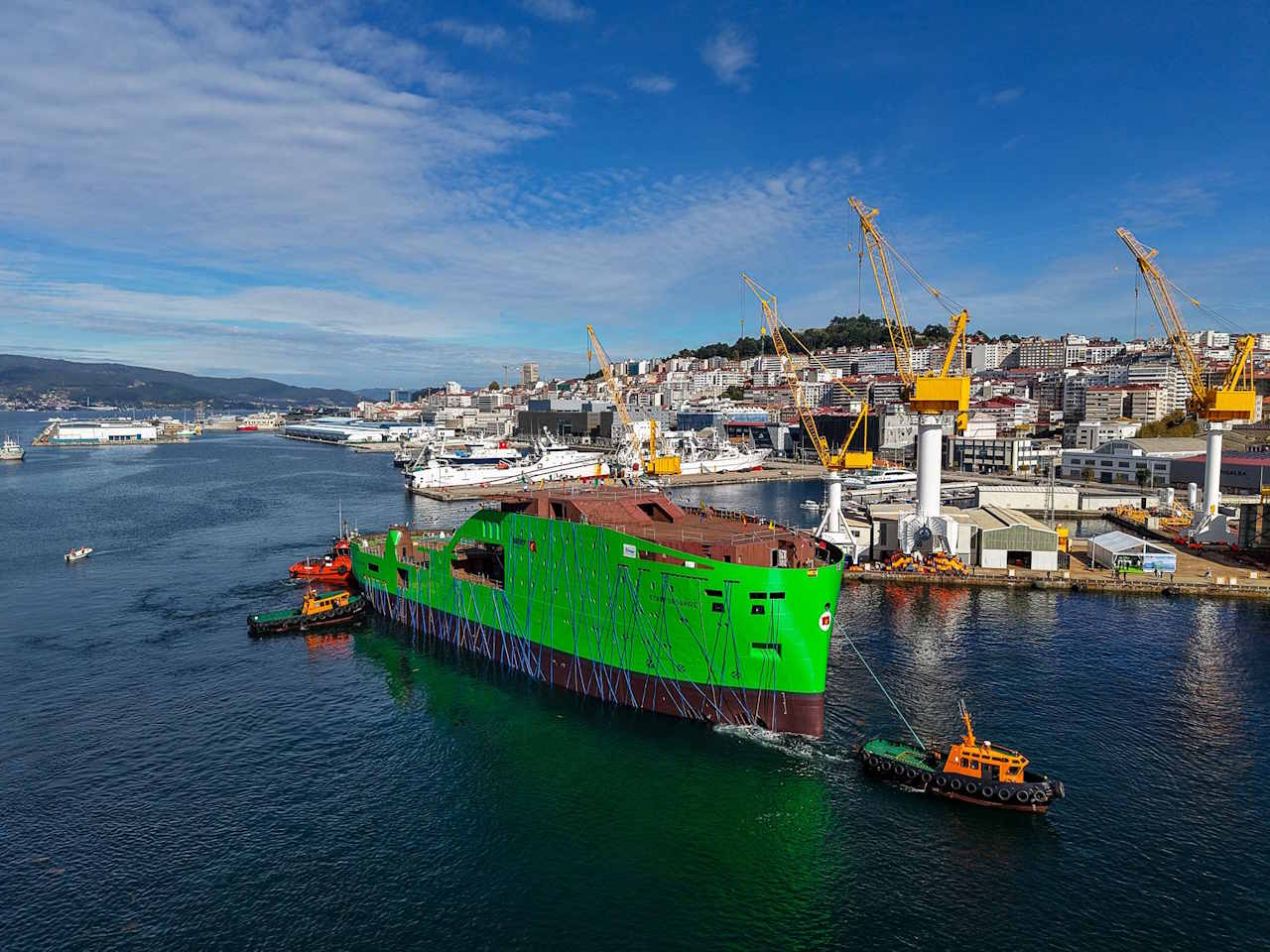 “Battery-first” service operation vessel launched in Spain to support offshore wind industry