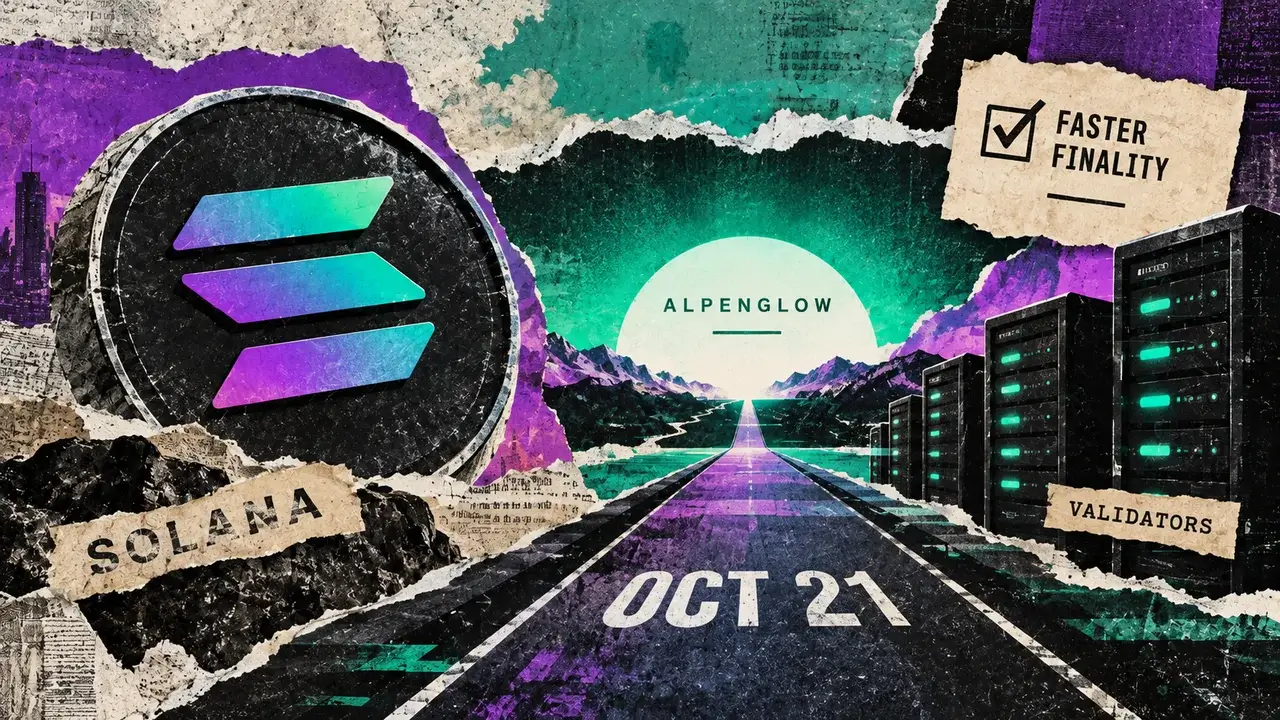 Solana sets October 21 for massive Alpenglow upgrade that could make transactions 99% faster to finalize