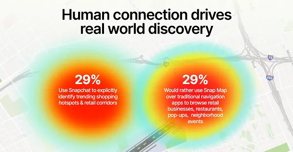 Snap reports on Snap Map data for brands