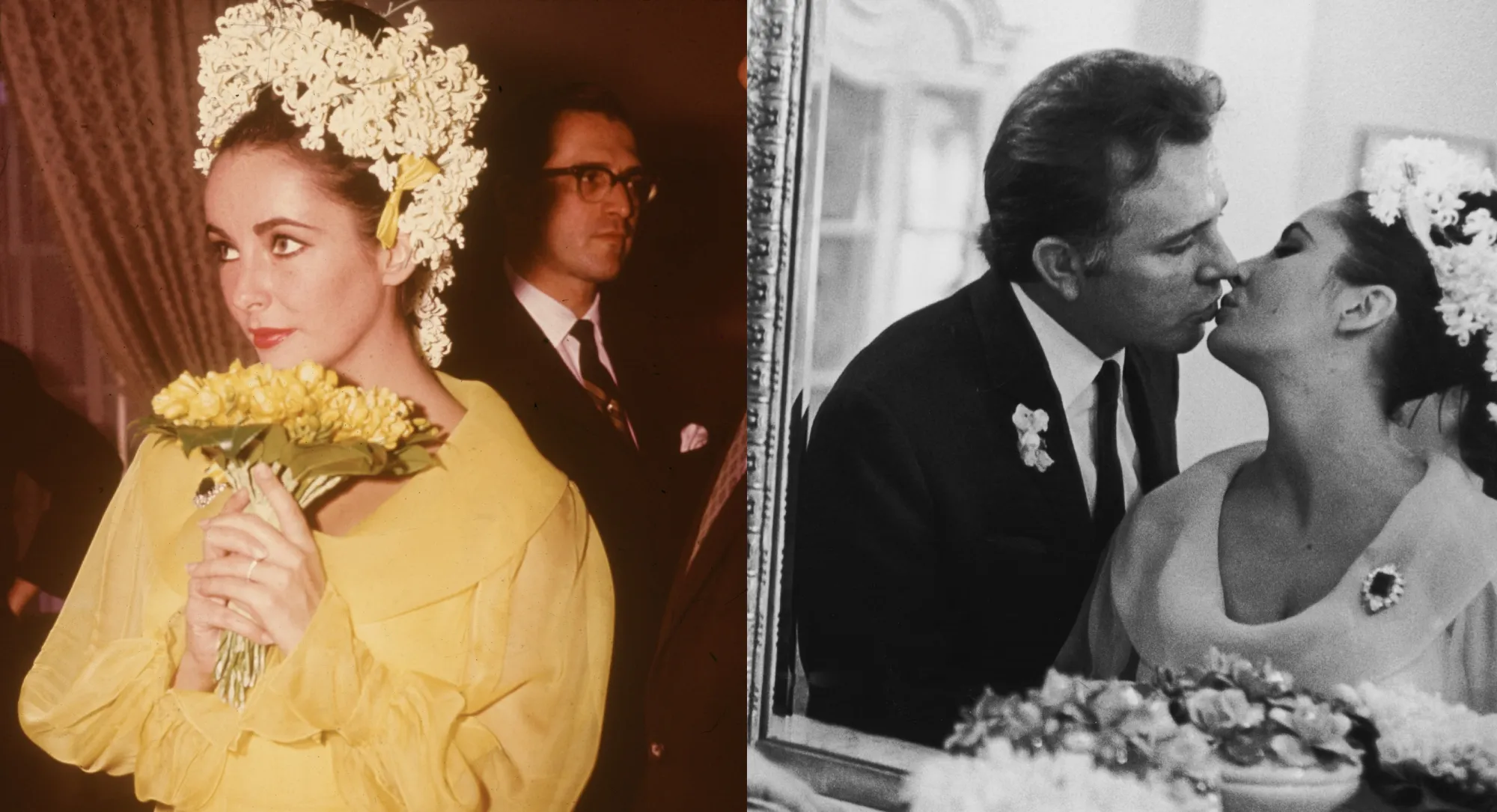 The Story Behind Elizabeth Taylor’s 1964 Yellow Wedding Dress and More Details on Her Marriages to Richard Burton