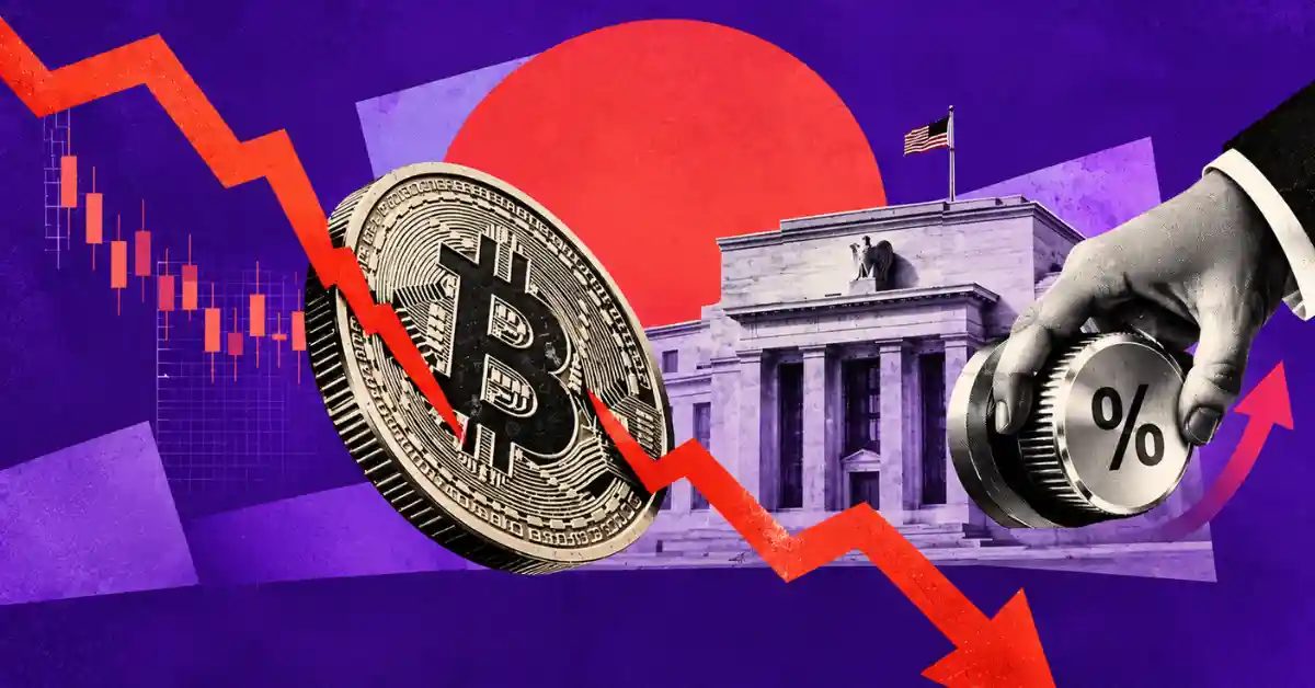 Bitcoin Price Crash Wipes Out $89 Billion as Fed Rate Hike Odds Hit 44%