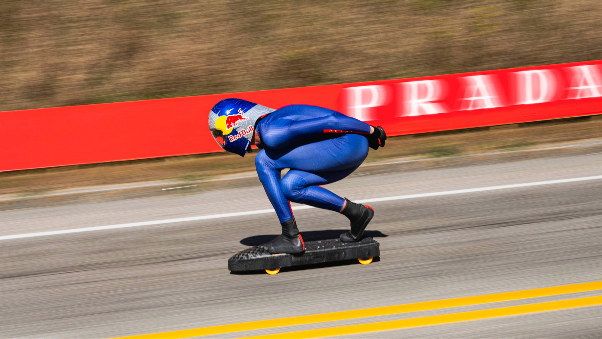 Prada Linea Rossa, Red Bull Help Skateboarder Achieve New World Record