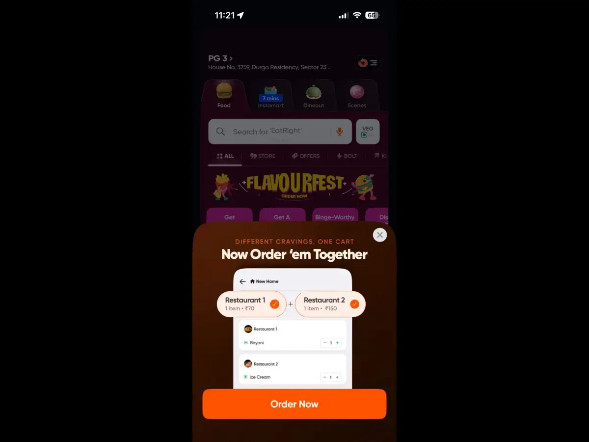 Swiggy launches multi-restaurant ordering feature across 720-plus cities