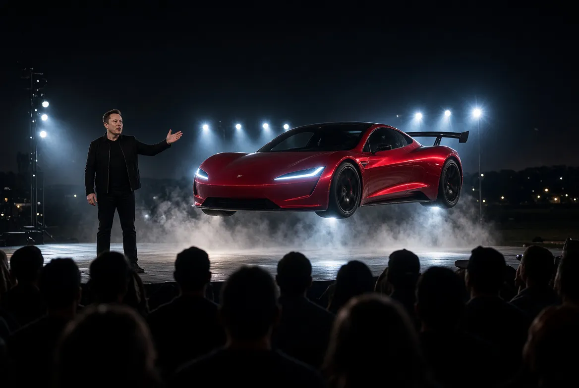 Elon Musk says Tesla’s Roadster demo could be a bang, quite literally