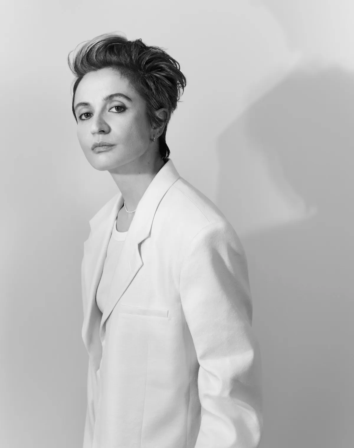 Veronica Leoni Out at Calvin Klein Collection