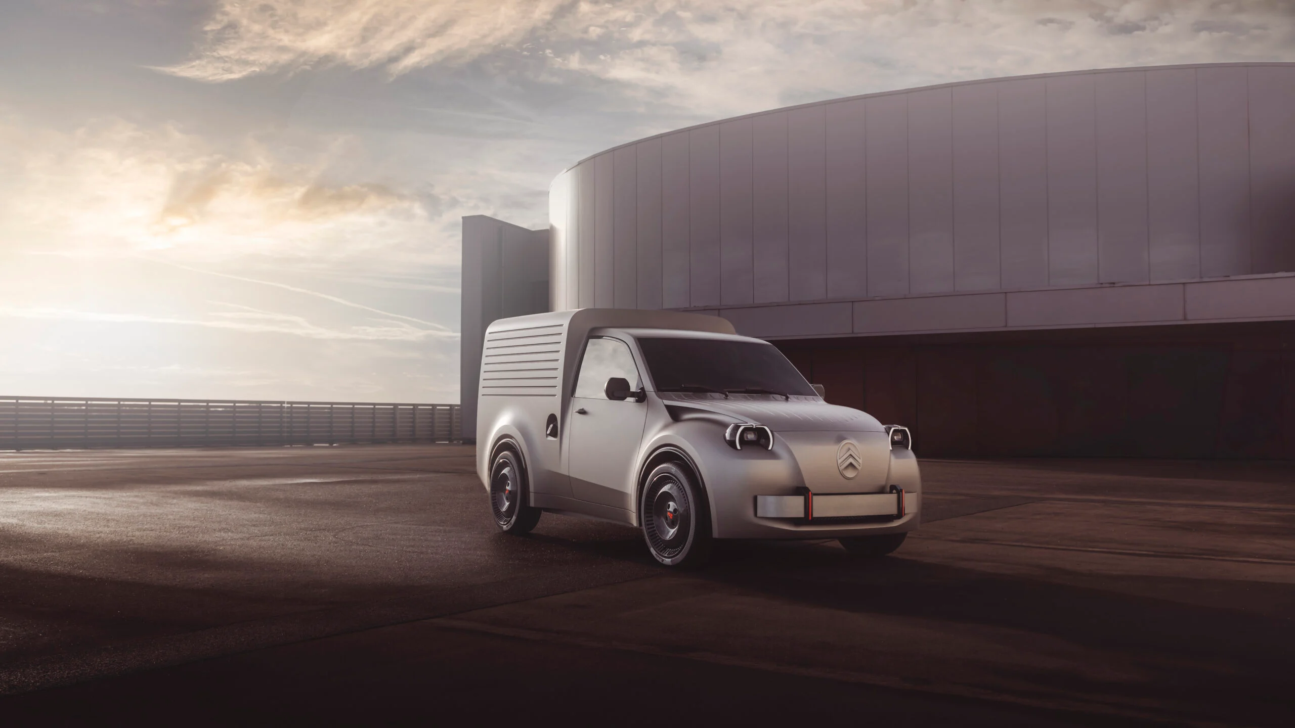 Citroën reimagines the 2CV Fourgonnette as a BEV