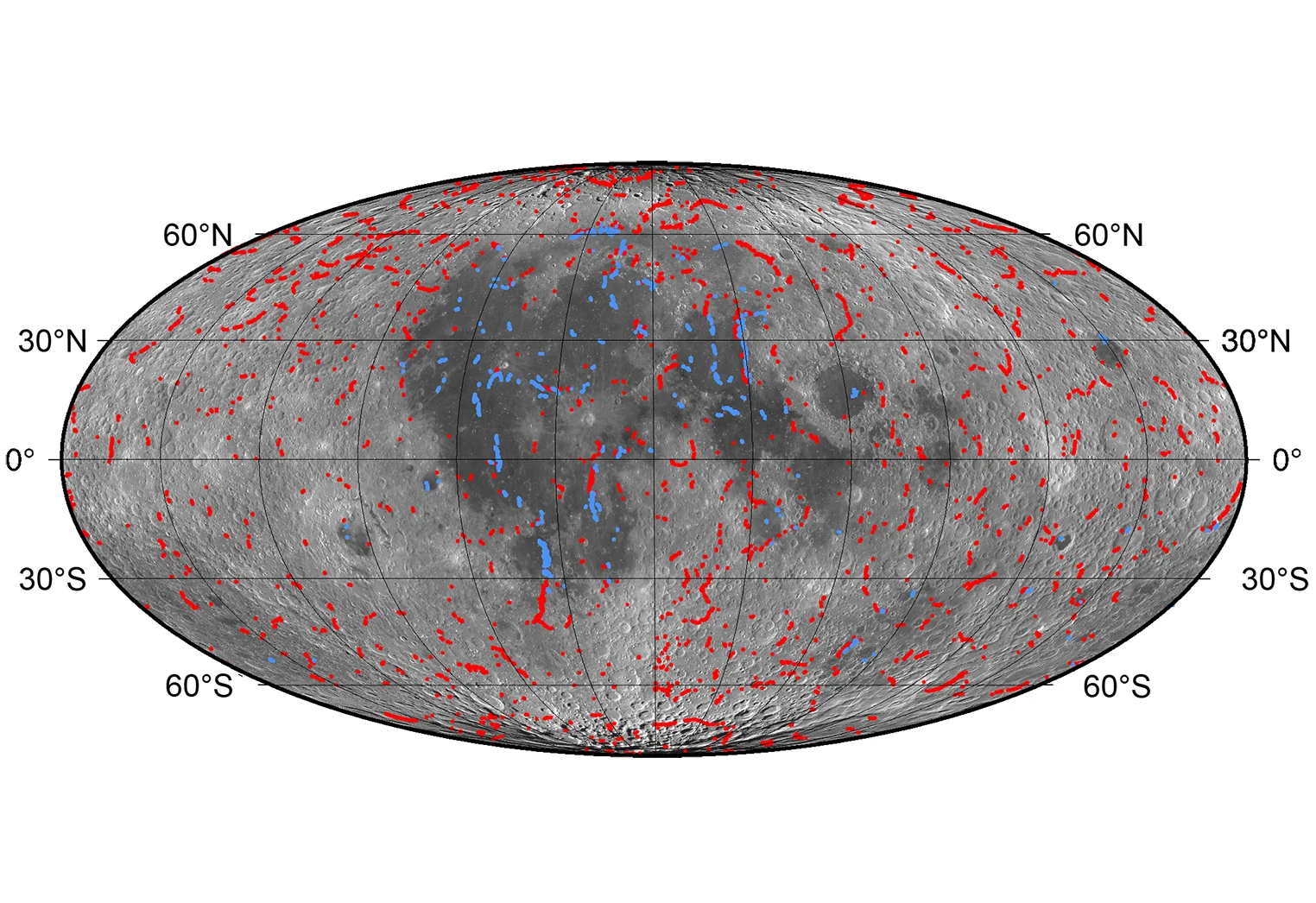 Moon Nearside Global Map
