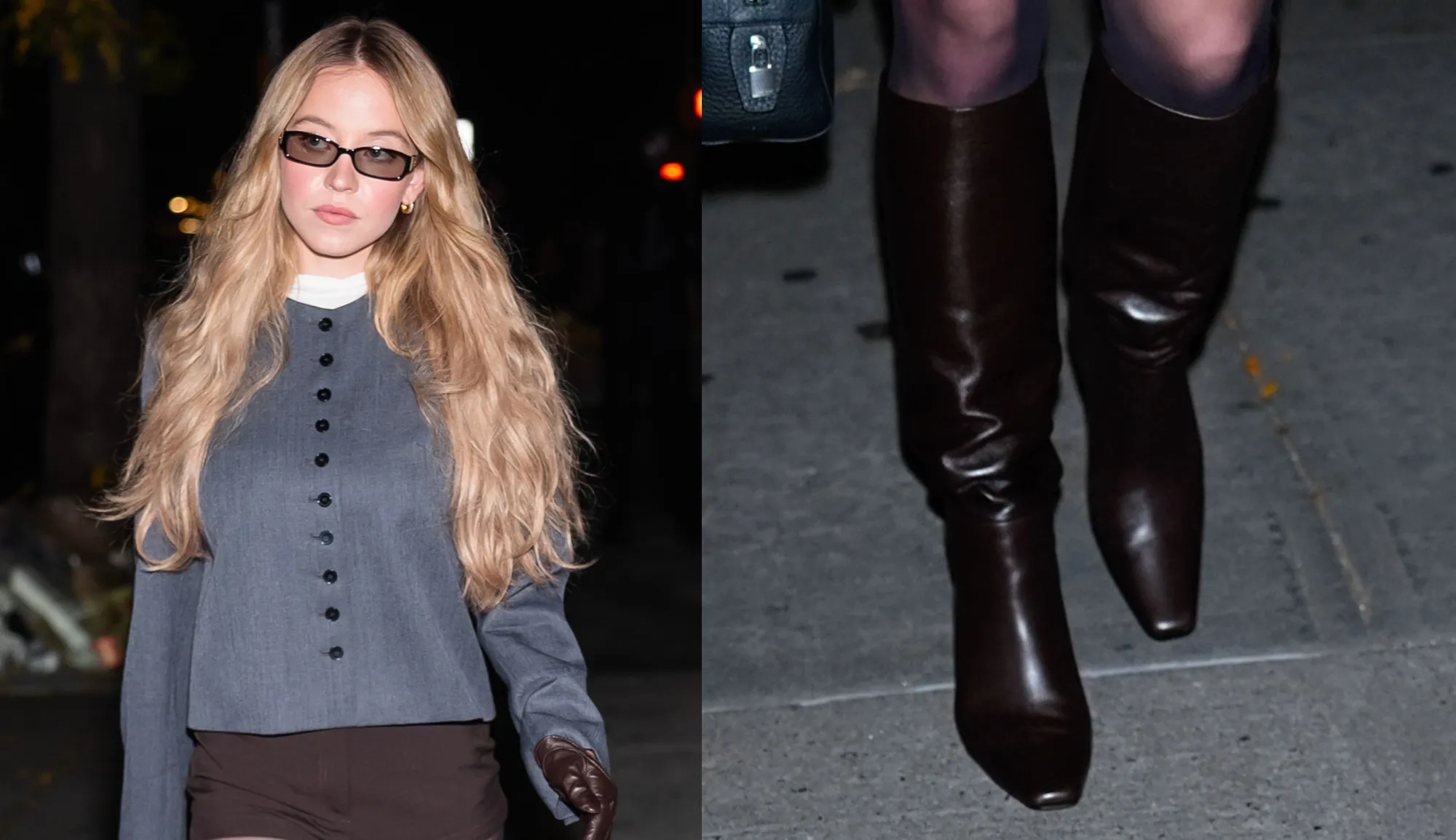 Sydney Sweeney Delivers Her Take on Fall Dressing in Tiny Micro Shorts and Slouchy Knee-High Boots