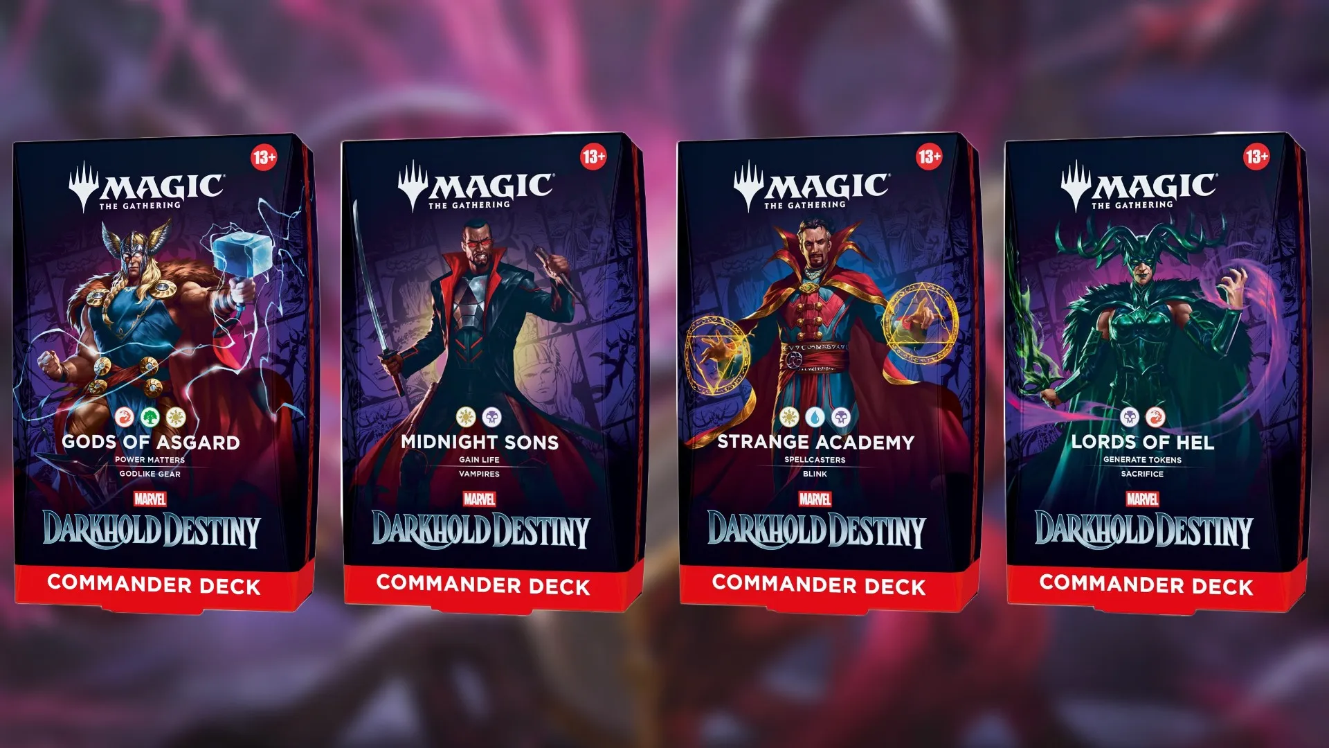 A Complete Guide To The MTG Marvel Darkhold Destiny Commander Decks