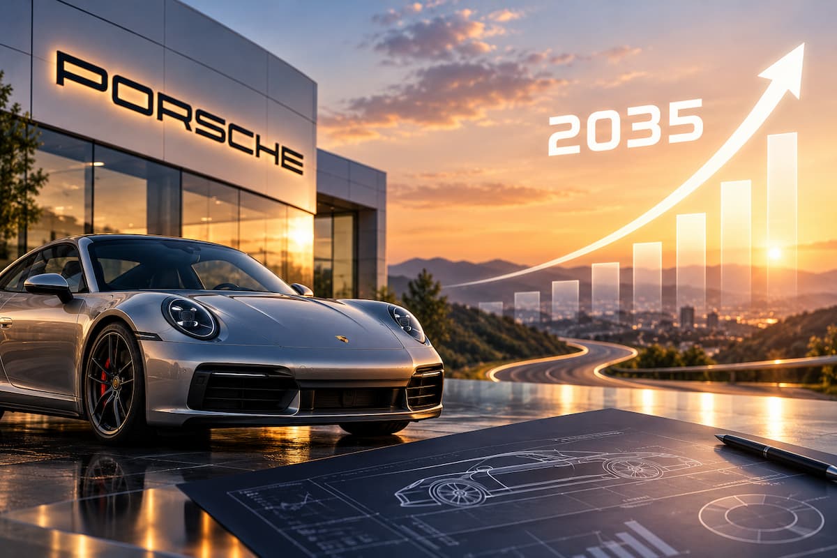 Porsche Targets 15% Operating Margin with 2035 Strategy Reset