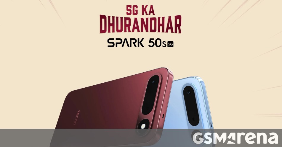 Tecno Spark 50s and 50C unveiled with 120Hz displays