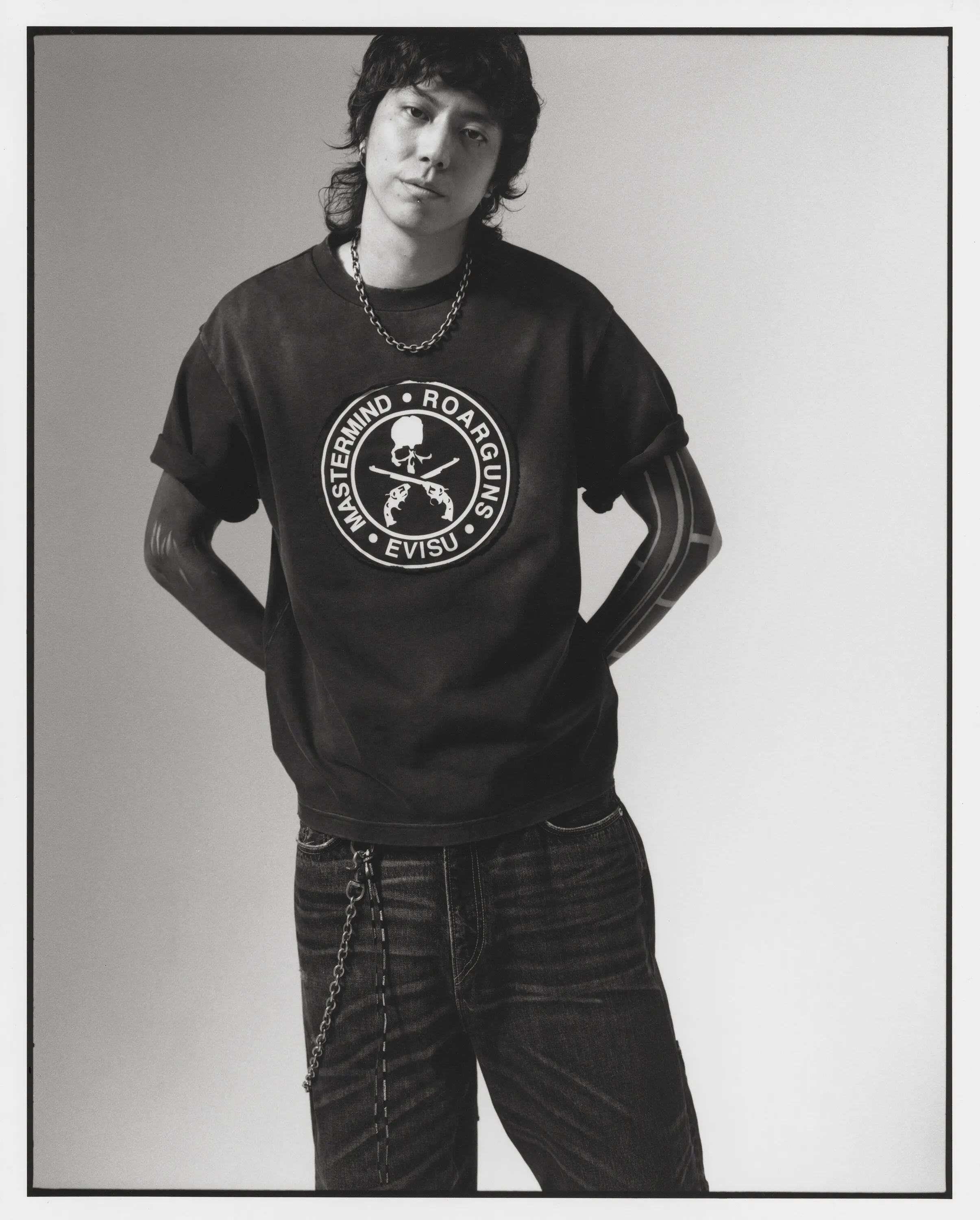 Evisu Teams Up With Mastermind Japan and Roarguns on Denim Collection