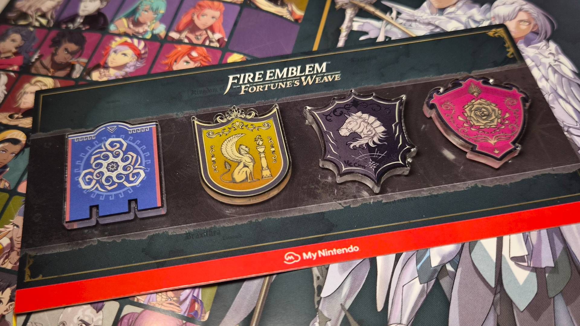 Heads up Fire Emblem fans, Nintendo UK has a set of Fortune's Weave acrylic magnets up for the taking