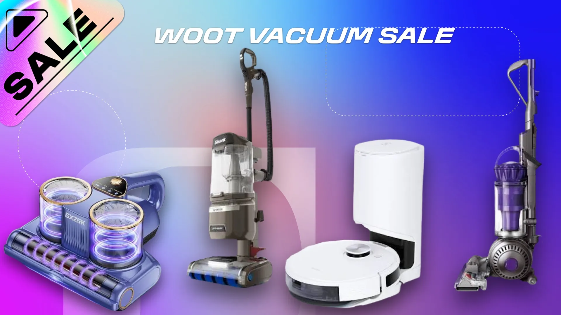 Woot Just Launched a Huge Sale on Vacs from Dyson, Roborock and More With Prices From $20