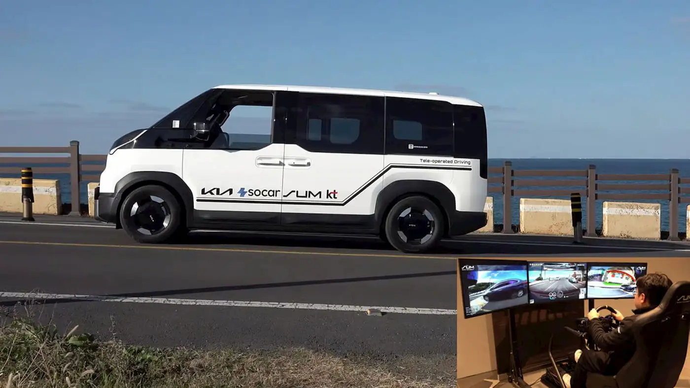 Kia launches first-of-its-kind remote driving car-sharing service with the PV5 EV van