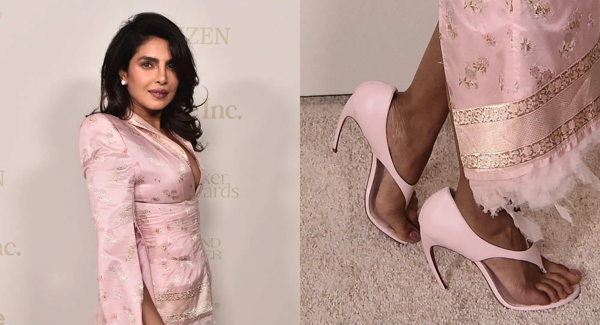 Can a Pump Also Be a Thong Sandal? Priyanka Chopra Jonas Tries Out a Unique Hybrid Style