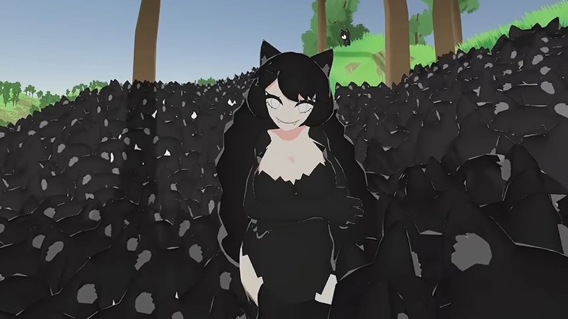 Viral wolf girl colony sim Family Time enters Steam's top 50 most-wishlisted, immediately ripped off