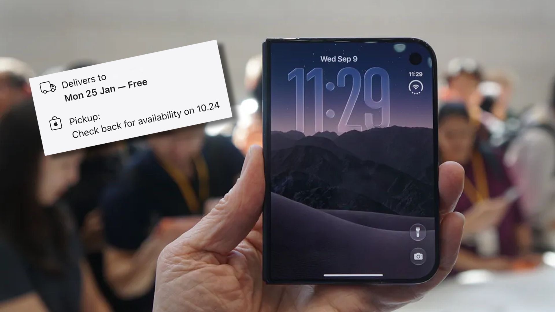 Want Apple's first folding iPhone? You might be waiting until 2027