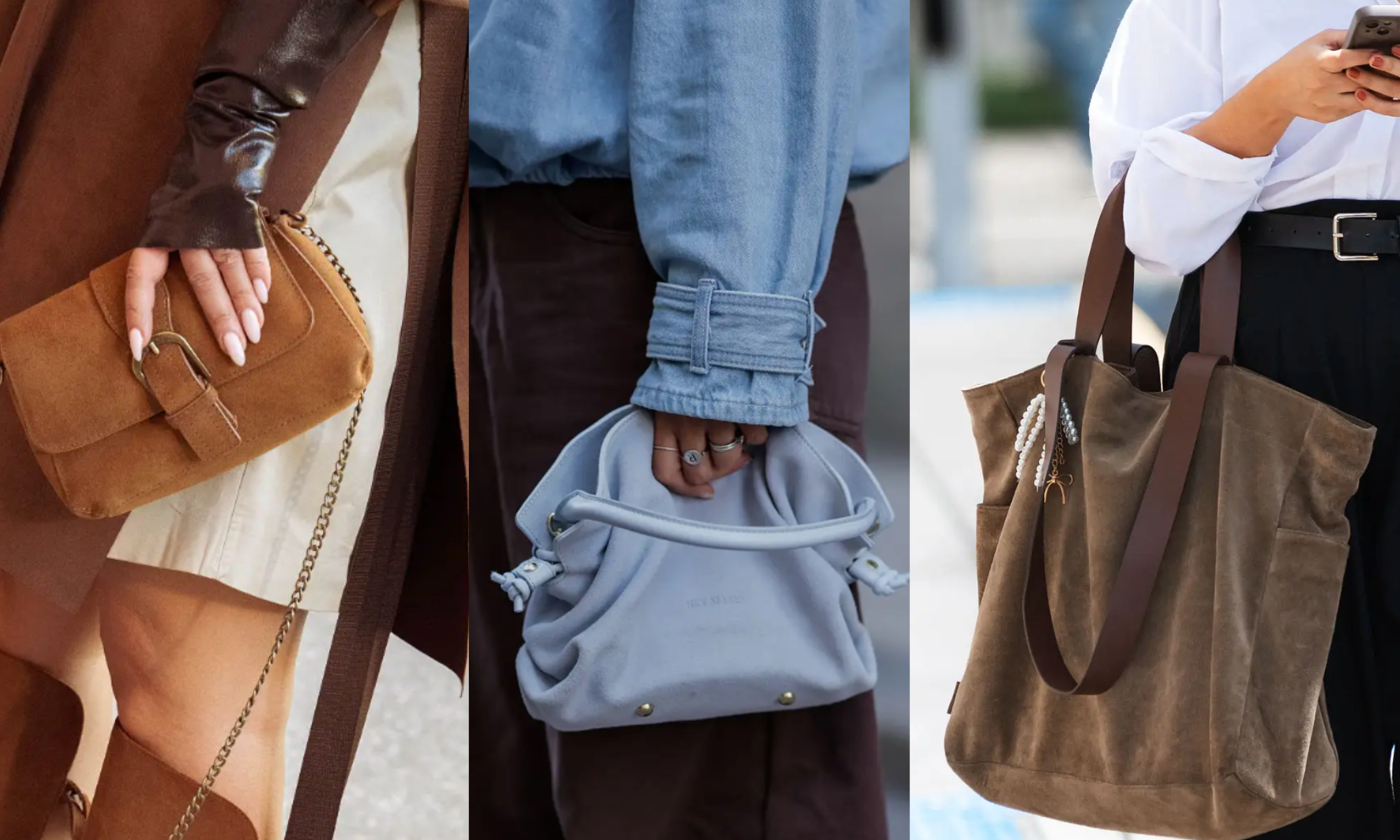The Best Suede Bags for Upgrading Your Fall Wardrobe This Year