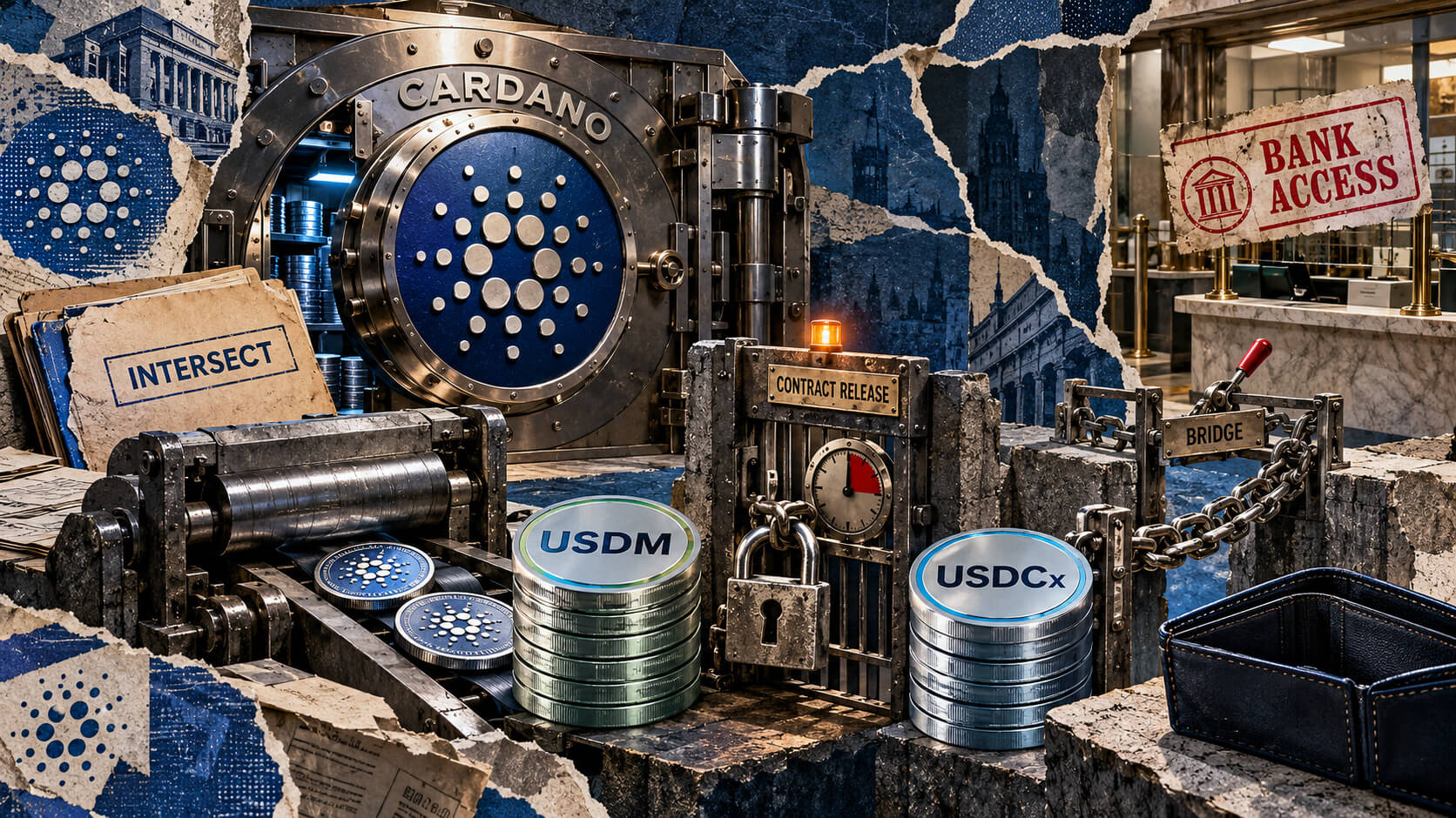Cardano shifts $26M to USDCx as bridge controls freeze payouts