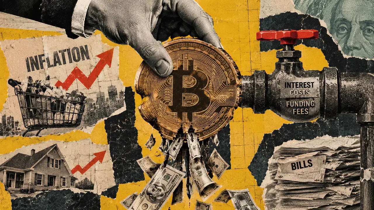 Bitcoin’s inflation hedge has a hidden cost, and leverage makes it worse