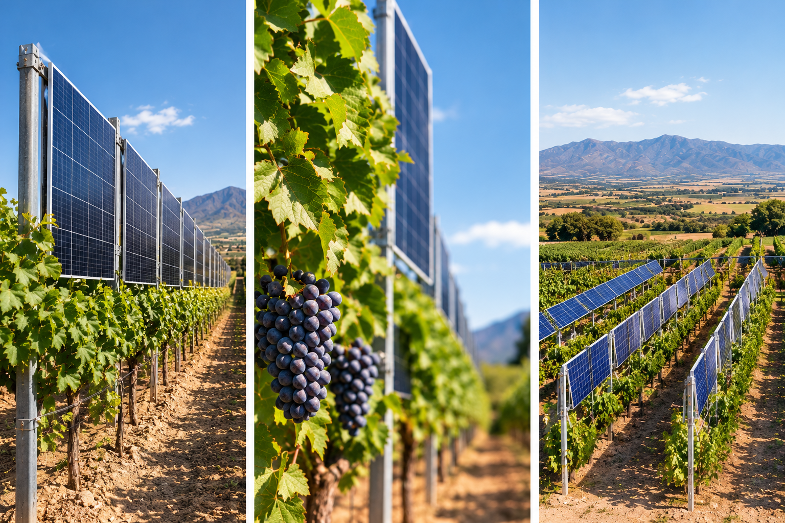 Spanish researchers test low-height agrivoltaics in vineyards