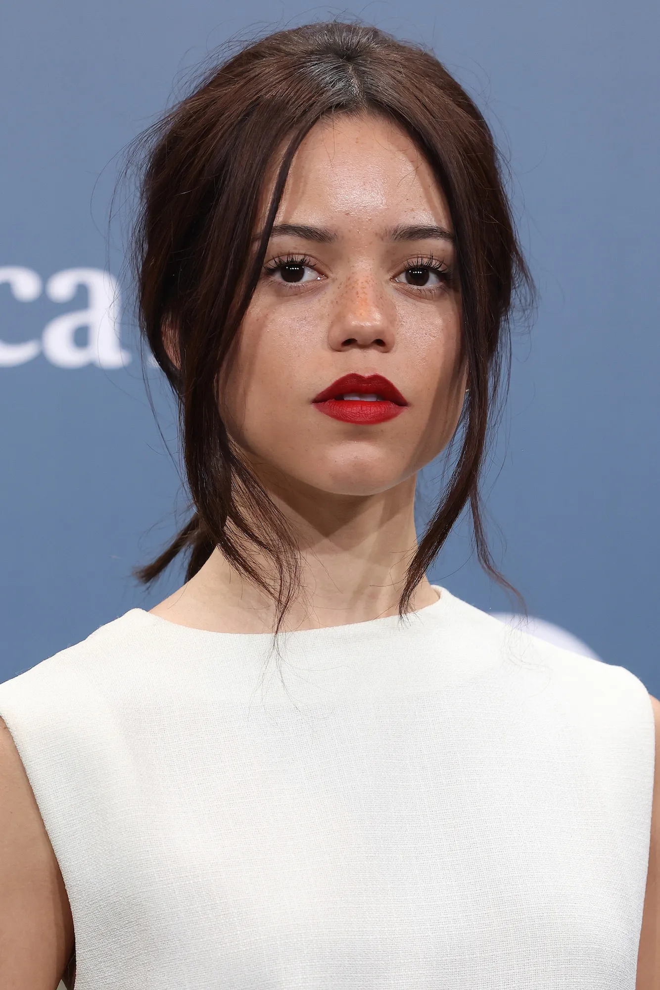 Jenna Ortega Looks to the Past for Futuristic Ensemble with 1966 Vintage Mod Dress at Rome Film Festival
